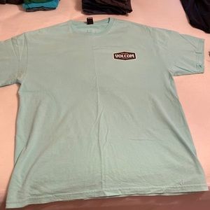 Teal Volcom shirt